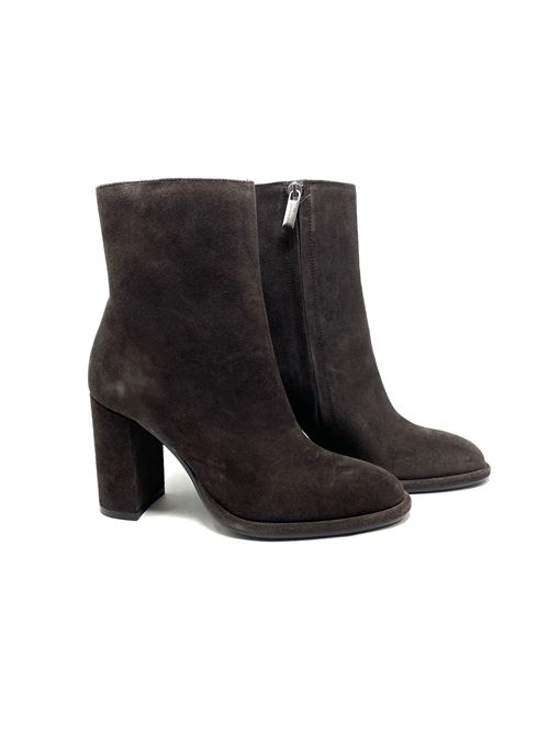 Damenstiefelette mit Reißverschluss IL LACCIO | 2462VELOURCAFFE